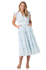 Kemble Dress in Breakers Blue - Eden Lifestyle