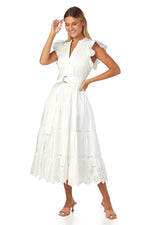 Kemble Dress in White - Eden Lifestyle