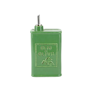 LASTRA OLIVE OIL CAN -  GREEN - Eden Lifestyle
