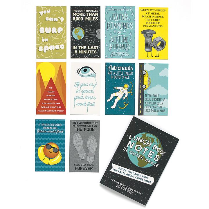 Eden Lifestyle, Gifts - Greeting Cards,  Lunch Box Notes Outerspace