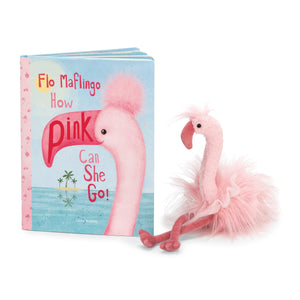 Jellycat, Books,  Jellycat Flo Malfingo How Pink Can She Go Book