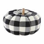 Mud Pie Large Black and White Pumpkin - Eden Lifestyle