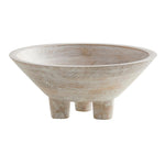 Large Footed Wooden Bowl - Eden Lifestyle