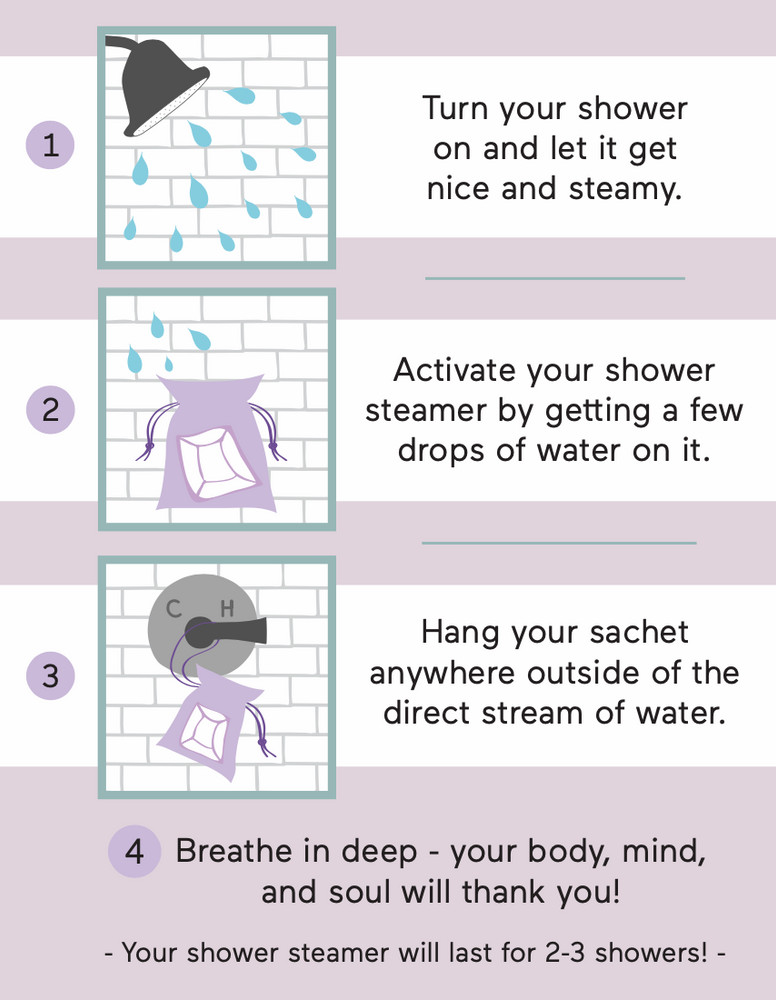 Lavender Aromatherapy Shower Steamer - Eden Lifestyle