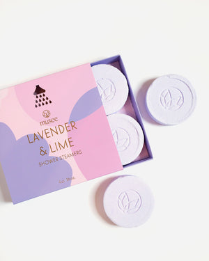 Lavender & Lime Shower Steamer - Eden Lifestyle