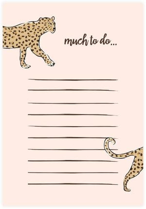 Clairebella, Gifts - Other,  Leopard To Do List Notepad
