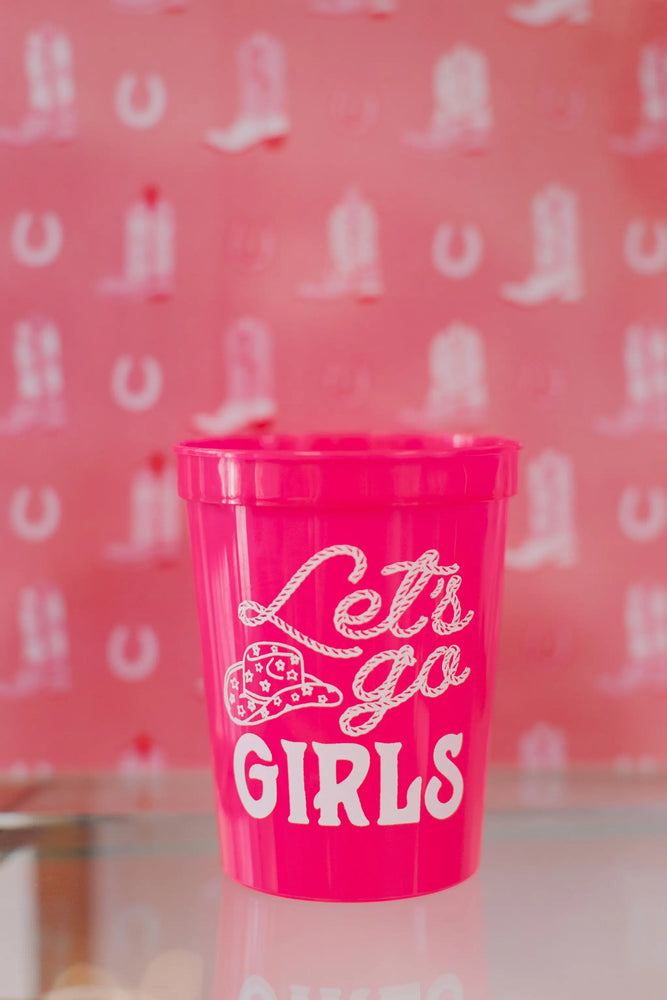 Let's Go Girls Shania Cowgirl Hat Reusable Cups - Set of 6 - Eden Lifestyle