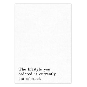 Lifestyle Ordered is Out of Stock Tea Towel - Eden Lifestyle