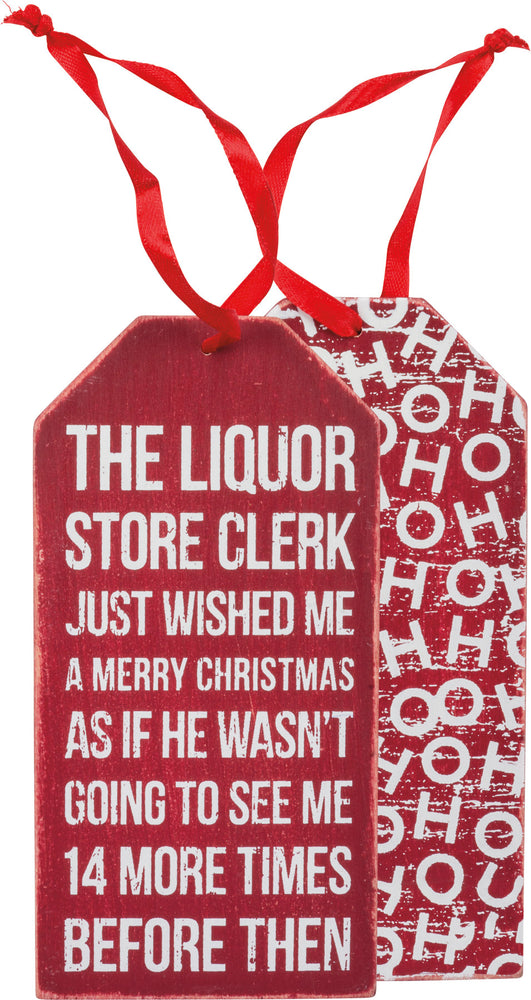 Liquor Clerk Bottle Tag - Eden Lifestyle