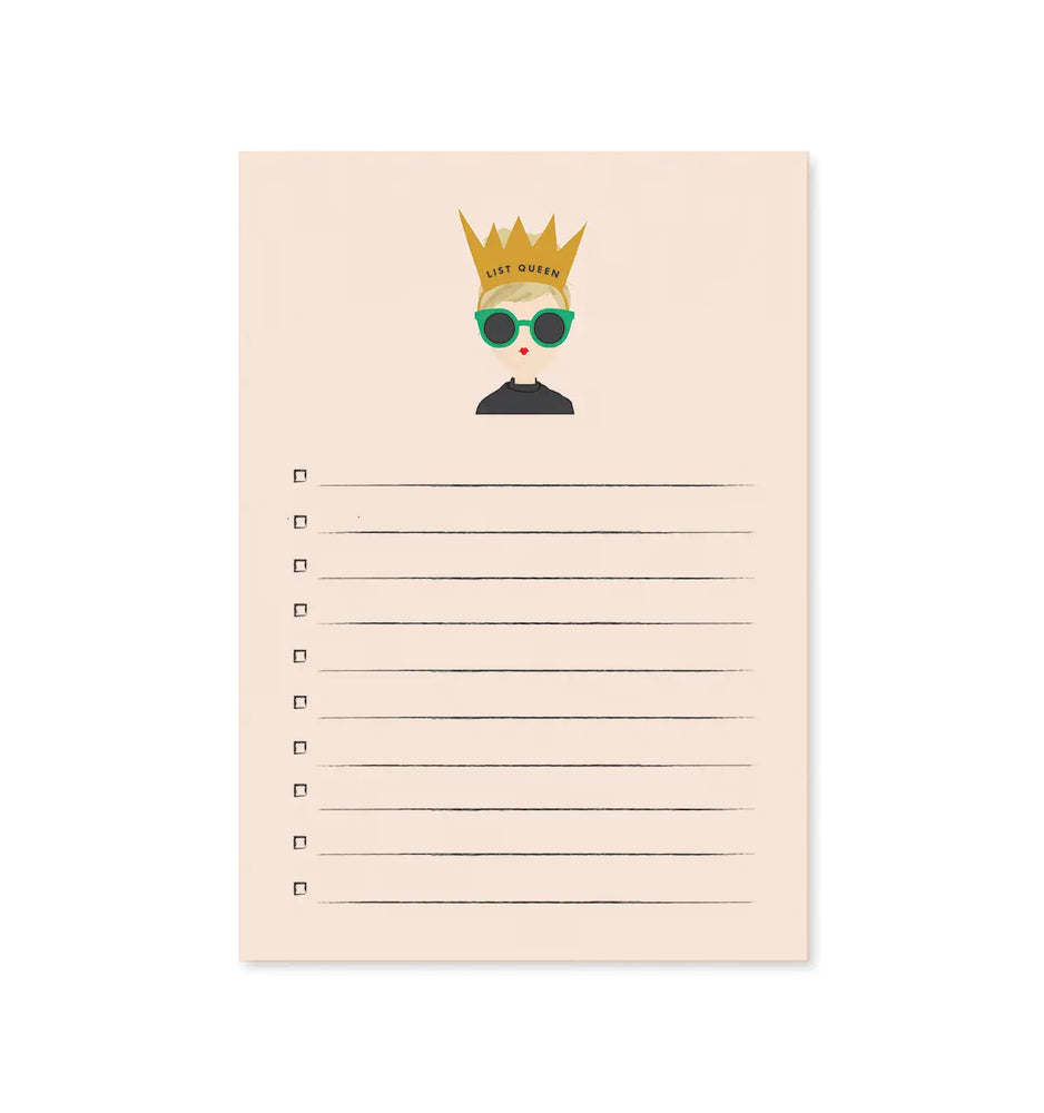 List Queen Daily Notepad - Eden Lifestyle