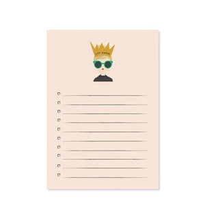 List Queen Daily Notepad - Eden Lifestyle