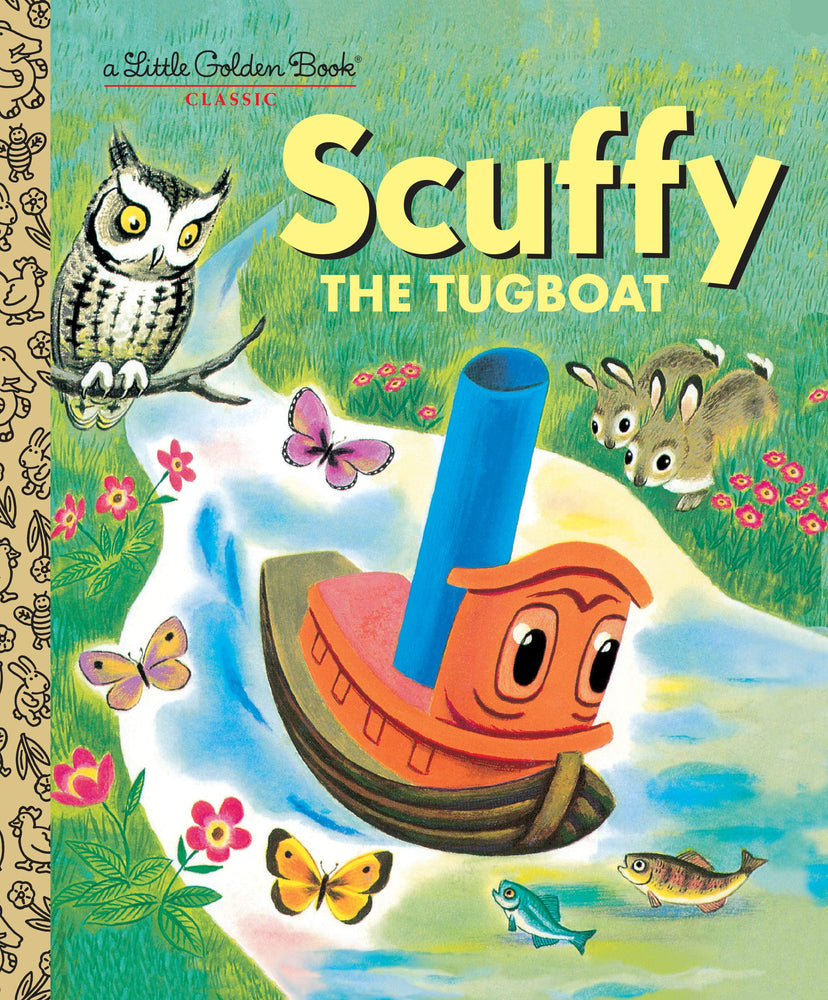 Little Golden Books, Books,  Little Golden Books - Scruffy The Tugboat