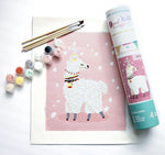 Paint by Number Kit - Lily Llamacorn - Eden Lifestyle