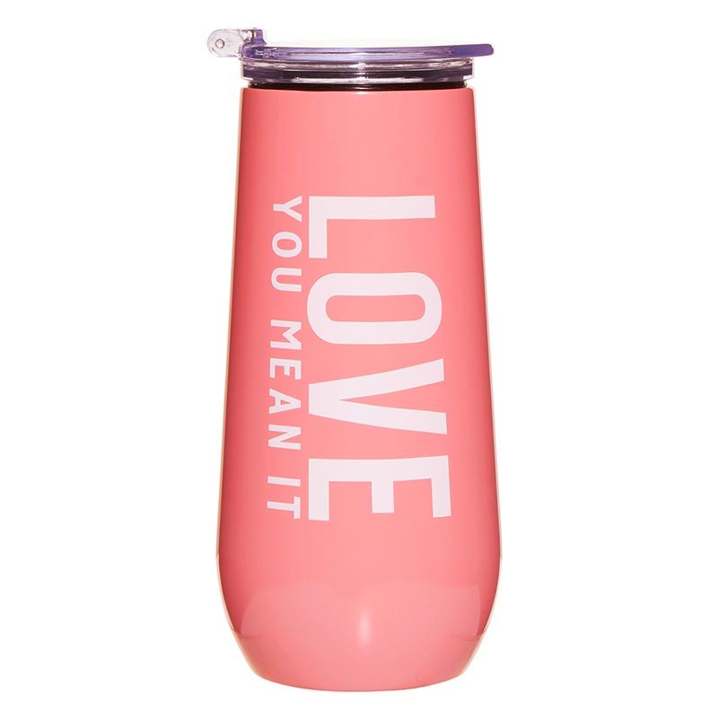 Love You, Mean It Champagne Tumblers - Eden Lifestyle