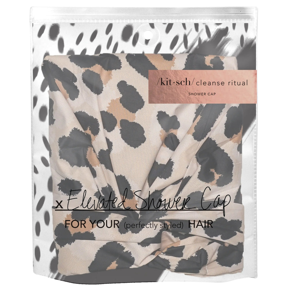 Luxury Shower Cap - Leopard - Eden Lifestyle