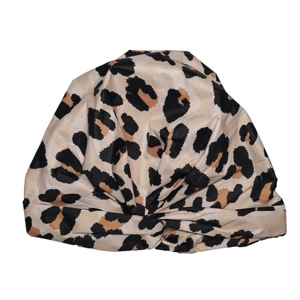 Luxury Shower Cap - Leopard - Eden Lifestyle