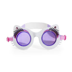 Bling2o, Girl - Swimwear,  Bling2o Pawdry Hepburn Swim Goggles - Whiskers White