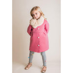 Mae Li Rose, Girl - Outerwear,  Scuba Petit Coat with Pearls