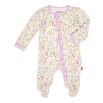 Magnetic Me By Magnificent Baby Ashleigh Modal Magnetic Ruffle Footie - Eden Lifestyle
