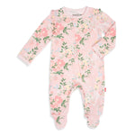 Magnetic Me by Magnificent Baby Ainslee Modal Ruffle Magnetic Parent Favorite Footie - Eden Lifestyle