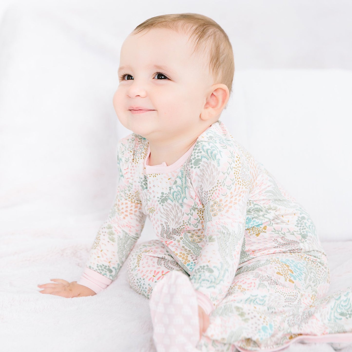 Magnetic Me by Magnificent Baby Coral Cay Modal Magnetic Footie - Eden Lifestyle