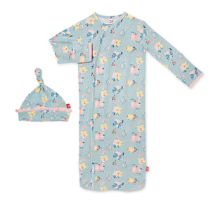 Magnetic Me by Magnificent Baby Notting Hill Modal Magnetic Sack Gown & Hat Set - Eden Lifestyle