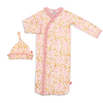 Magnetic Me by Magnificent Baby Pearadise Modal Magnetic Ruffle Gown & Hat - Eden Lifestyle