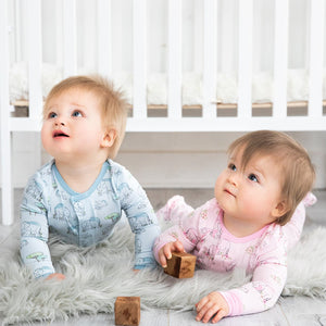 Magnetic Me by Magnificent Baby Pink Love You a Ton Modal Magnetic Footie - Eden Lifestyle