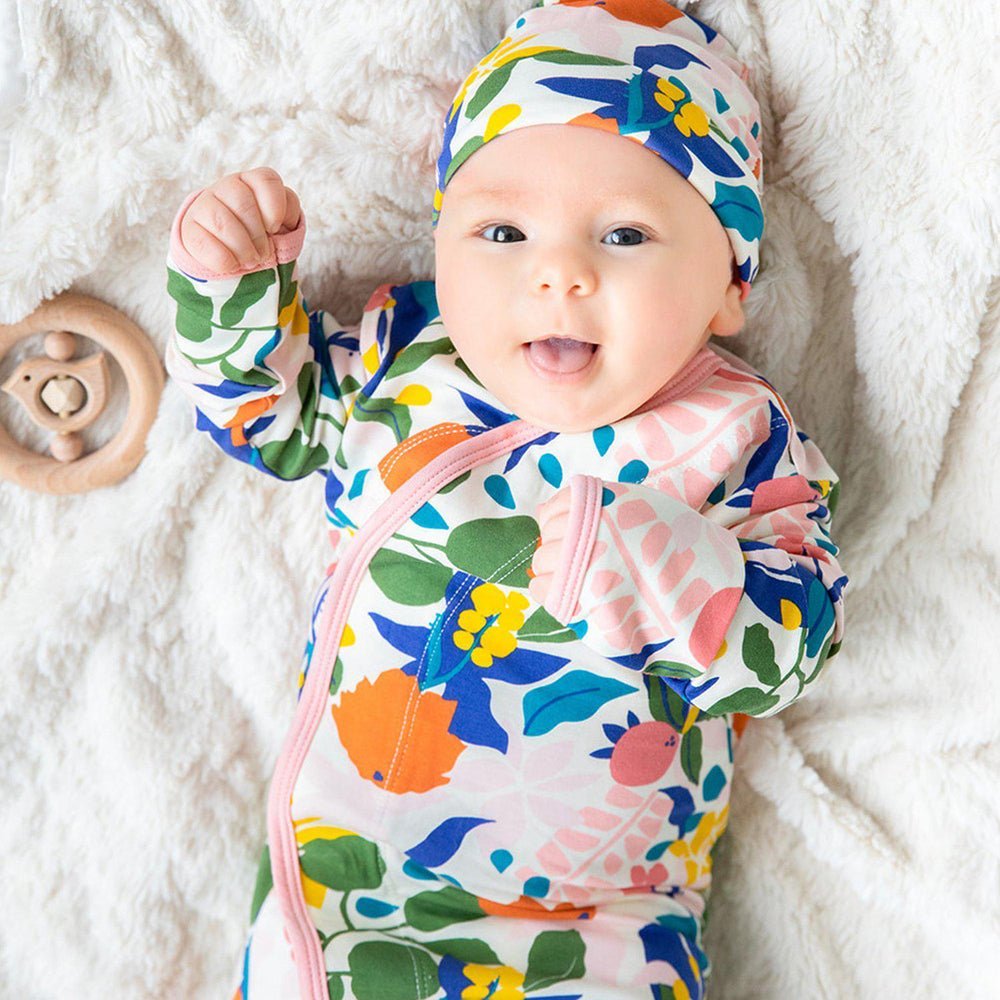 Magnetic Me by Magnificent Baby Rayleigh Modal Magnetic Sack Gown & Hat Set - Eden Lifestyle