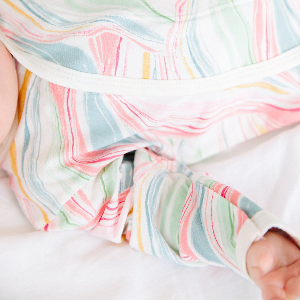 Magnetic Me by Magnificent Baby Twirls & Swirls Modal Magnetic Sack Gown Set - Eden Lifestyle