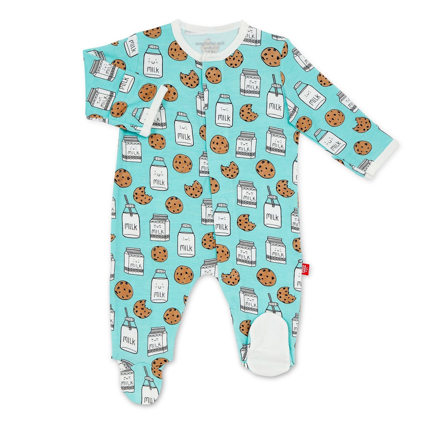 Magnificent Baby, Baby Girl Apparel - Pajamas,  Magnetic Me by Magnificent Baby Bedtime Stories Modal Magnetic Footie