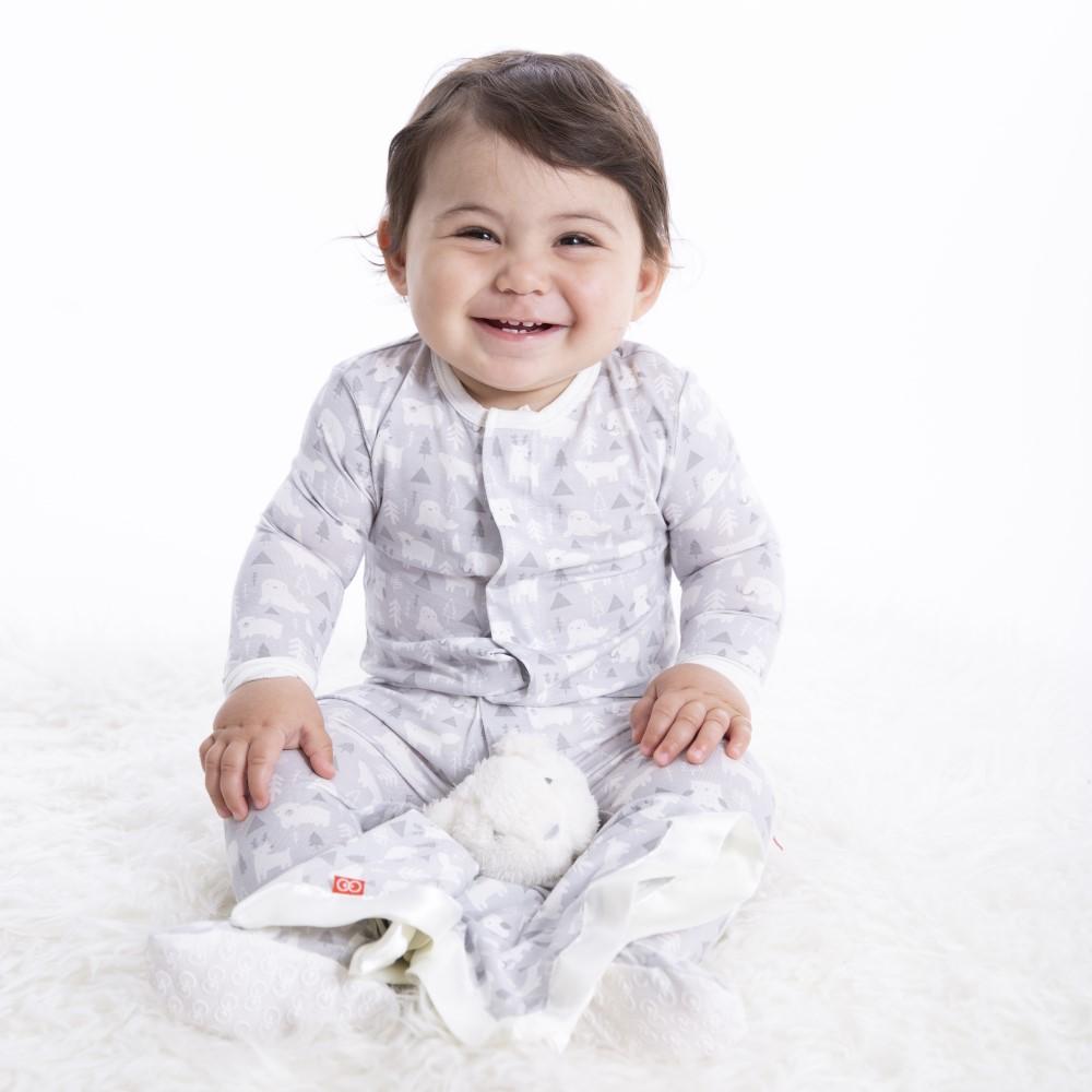 Magnificent Baby, Baby Boy Apparel - Pajamas,  Magnetic Me by Magnificent Baby Denali Model Magnetic Footie