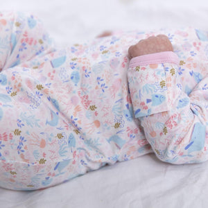 Magnificent Baby, Baby Girl Apparel - Pajamas,  Magnetic Me by Magnificent Baby Sea pf Splendor Modal Magnetic Footie