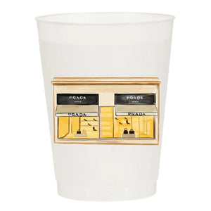 Marfa Watercolor Designer - Set of 10 Reusable Cups - Eden Lifestyle