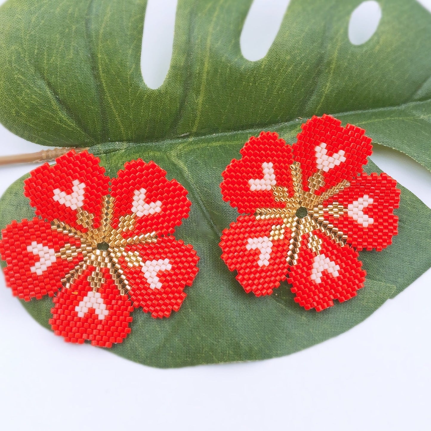 Eden Lifestyle, Accessories - Jewelry,  Margarita Red Earring