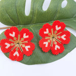 Eden Lifestyle, Accessories - Jewelry,  Margarita Red Earring