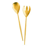 Matte Gold Salad Server - Eden Lifestyle