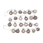 Mercury Glass Ornament Garland - Eden Lifestyle