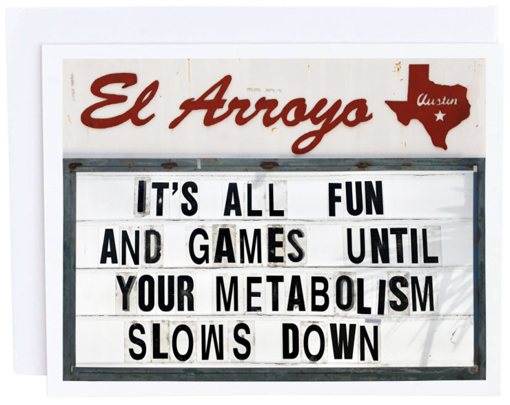 El Arroyo, Gifts - Greeting Cards,  El Arroyo Metabolism Card