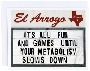 El Arroyo, Gifts - Greeting Cards,  El Arroyo Metabolism Card