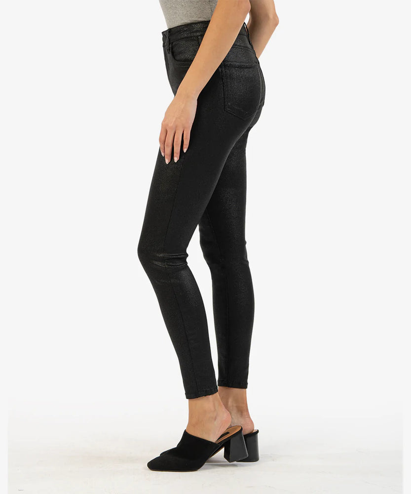 KUT from the Kloth Mia High Rise Fab Ab Slim Fit (Black) - Eden Lifestyle