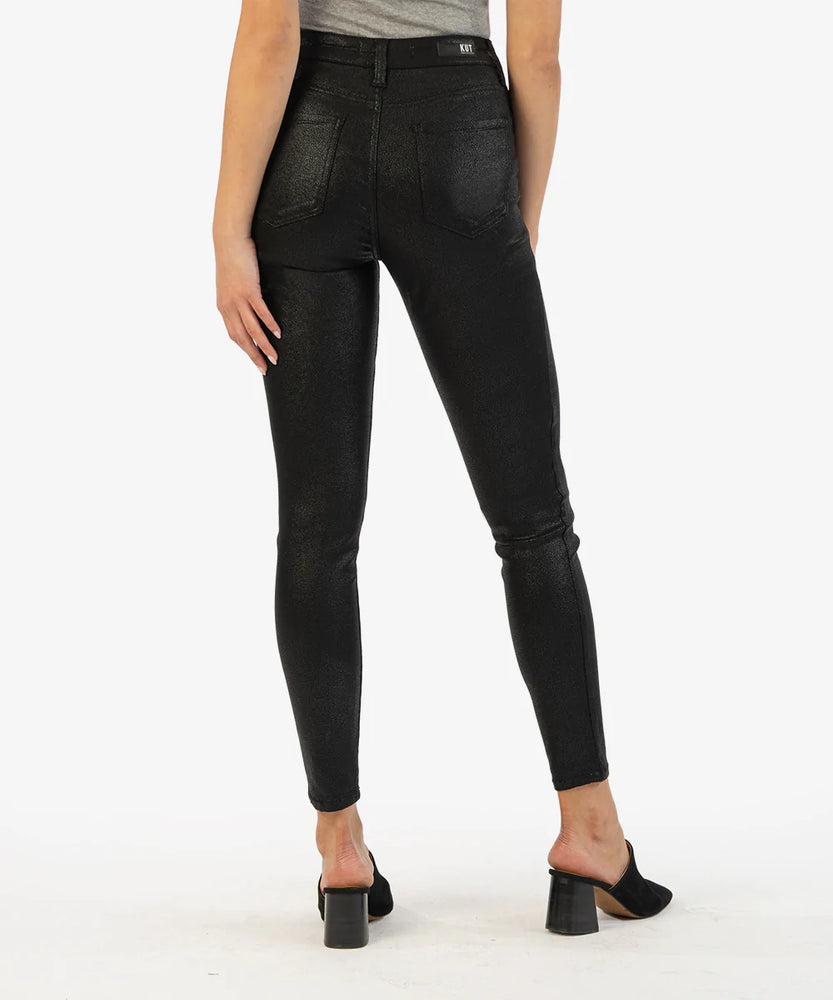 KUT from the Kloth Mia High Rise Fab Ab Slim Fit (Black) - Eden Lifestyle
