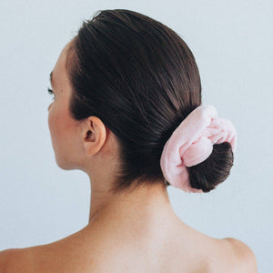 Microfiber Towel Scrunchies - Blush - Eden Lifestyle