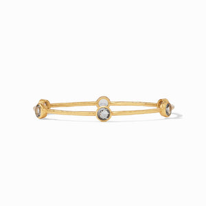 Julie Vos - Milano Bangle Gold Iridescent Charcoal Blue - Eden Lifestyle