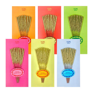 Mini Birthday Sparkler Candles Asst. Color - Eden Lifestyle