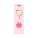 Mini Gold Heart Sparkler 4" - Eden Lifestyle