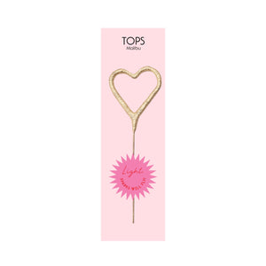 Mini Gold Heart Sparkler 4" - Eden Lifestyle