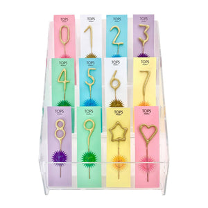 Mini Gold Number Sparklers 4" - Eden Lifestyle