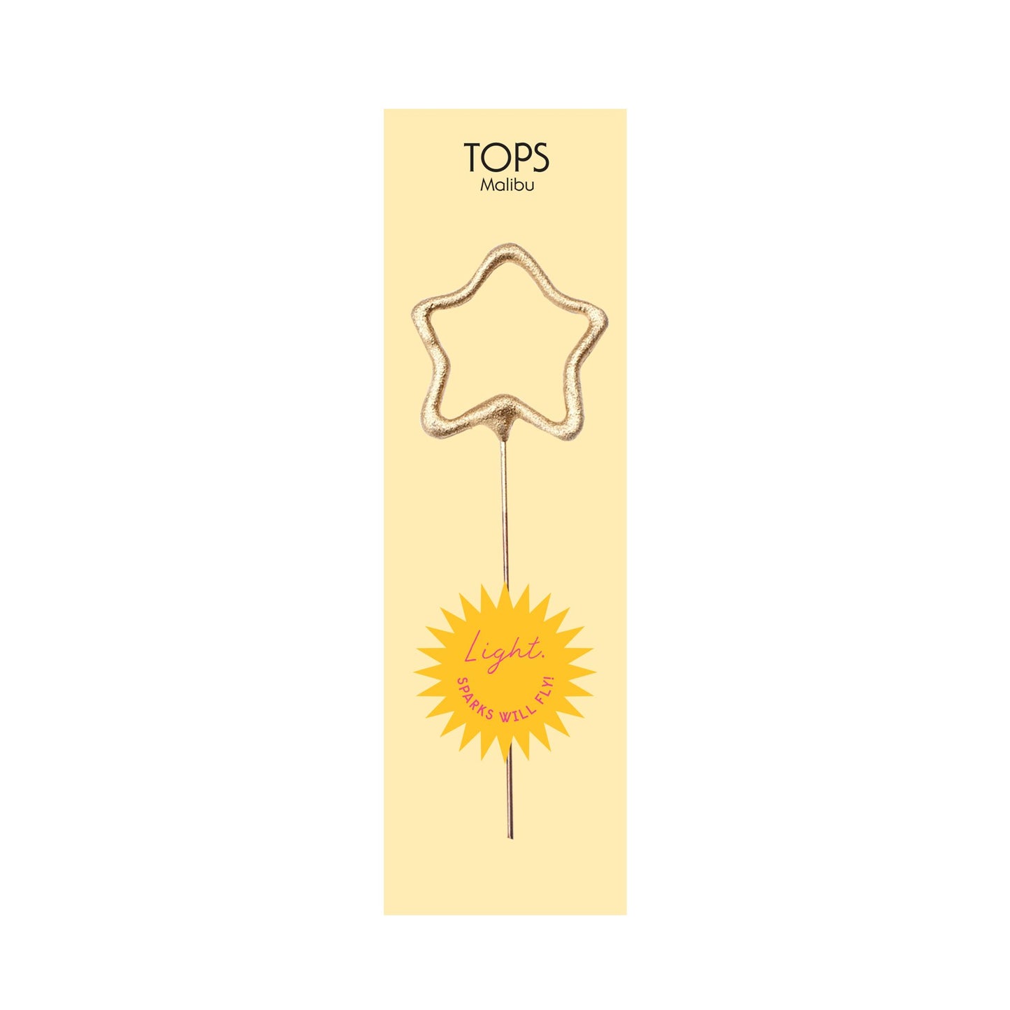 Mini Gold Star Sparkler 4" - Eden Lifestyle