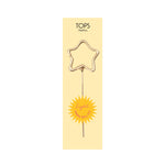 Mini Gold Star Sparkler 4" - Eden Lifestyle